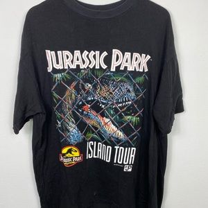 Vintage 90s Jurassic Park double sided t shirt
